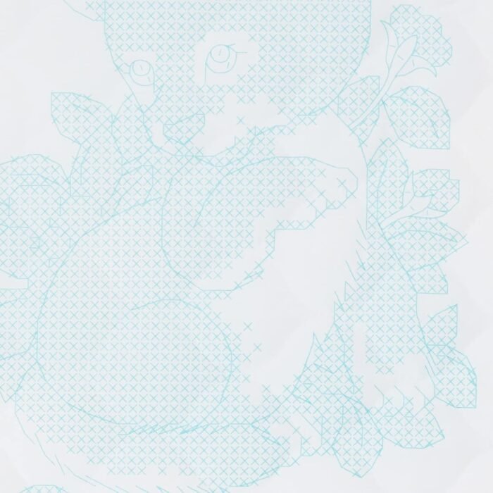 Dimensions Stamped Cross Stitch 'Tiny Treasures' DIY Baby Quilt Kit, 34" x 43"