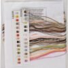 Dimensions 70-35447 Forks and Feathers Counted Cross Stitch Kit, 14" x 9", 14 Cnt. White Aida, 4 Pieces