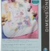 Dimensions Stamped Cross Stitch 'Cute or What?' DIY Baby Quilt, 34" x 43"