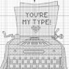 My Type Counted Cross Stitch Kit for Beginners