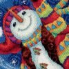 Dimensions Needlecrafts Needlepoint, Happy Snowman Stocking - 71-09143
