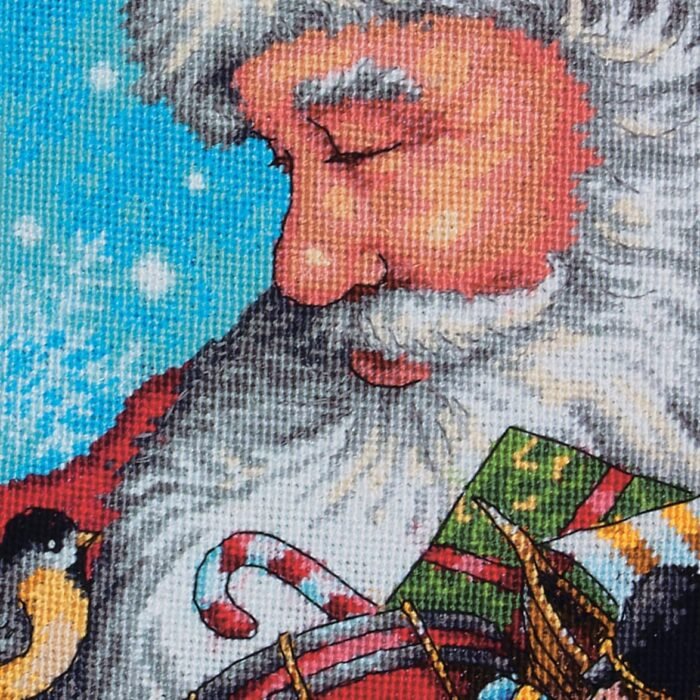 Dimensions Needlepoint Kit 'Santa and Toys' - Personalized Christmas Stocking - 71-09145