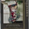 Dimensions Counted Cross Stitch Kit - 'Candy Cane Santa Stocking' - 8778