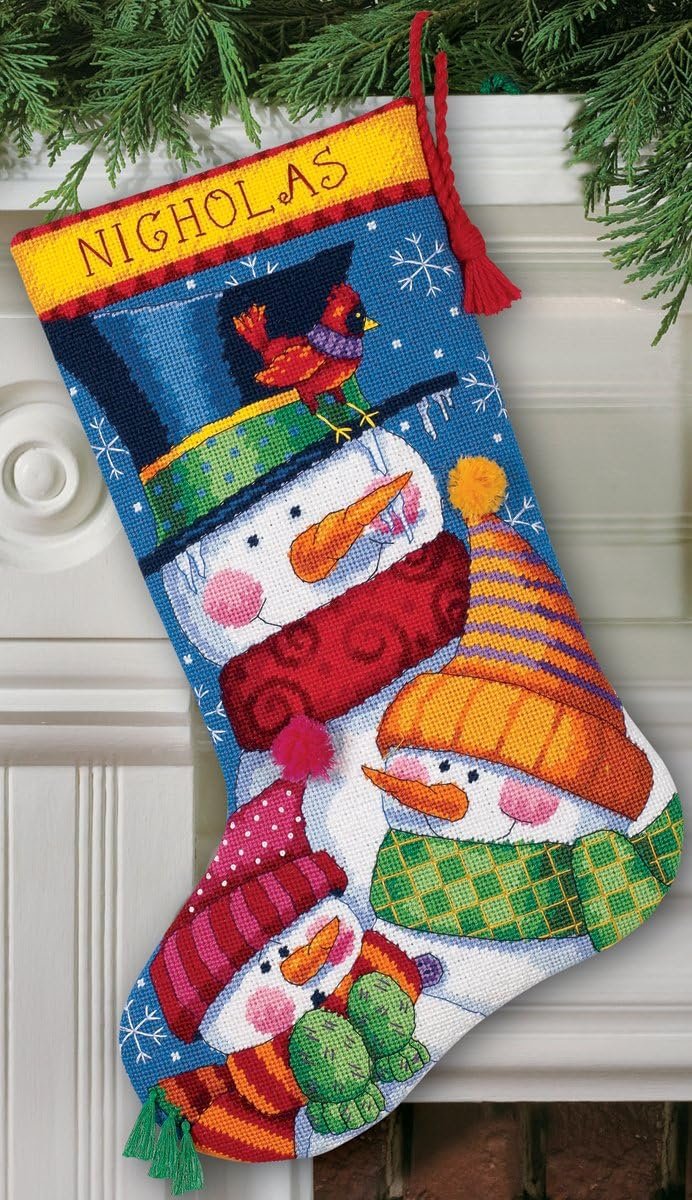 Dimensions Needlecrafts Needlepoint, Freezin' Season Stocking 72-109139