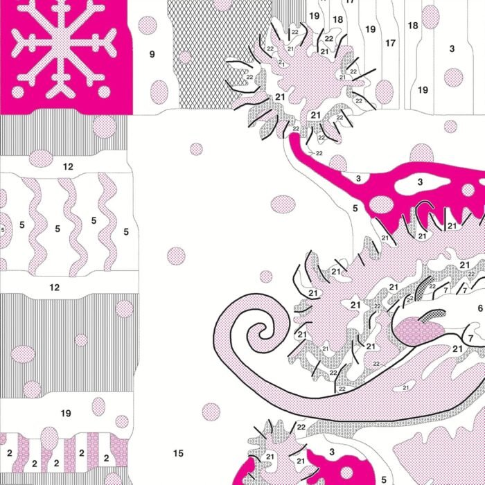 Dimensions Needlepoint Kit, Patterned Santa Claus Christmas