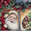 Dimensions Counted Cross Stitch Kit - 'Candy Cane Santa Stocking' - 8778