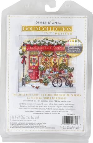 Dimensions Gold Collection Petite 'The Little Gift Shop' - Advanced Counted Cross Stitch Kit - 70-09623