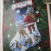 Dimensions Counted Cross Stitch ''Santa's Arrival'' - Personalized Christmas Stocking Kit - 08683