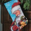 Dimensions Needlepoint Kit 'Santa and Toys' - Personalized Christmas Stocking - 71-09145