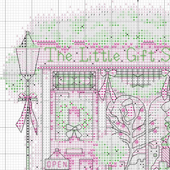Dimensions Gold Collection Petite 'The Little Gift Shop' - Advanced Counted Cross Stitch Kit - 70-09623