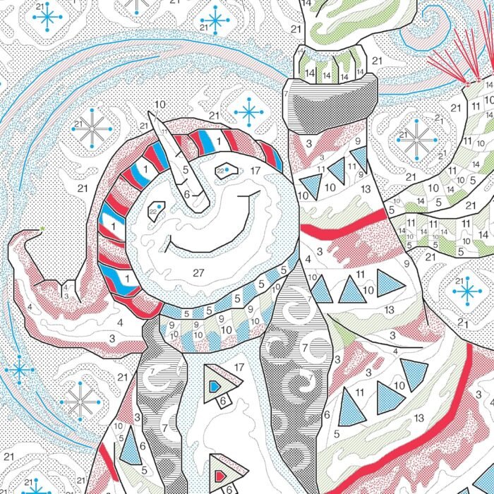 Dimensions Needlecrafts Needlepoint, Happy Snowman Stocking - 71-09143